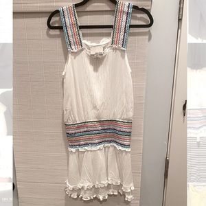 Chloe Oliver white smocked waist dress